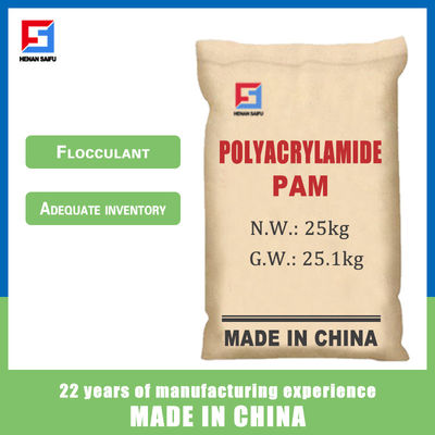 Anionic Polyacrylamide Granules PAM Chemical Industrial Grade Additives 25kg / Bag